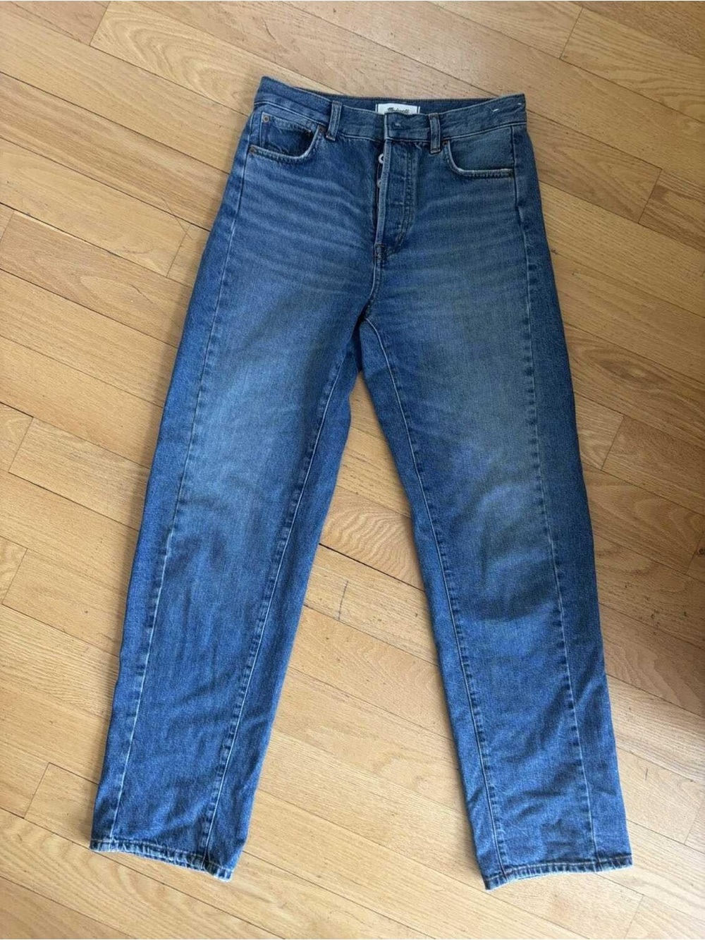 Madewell Pierced Barrel Jeans